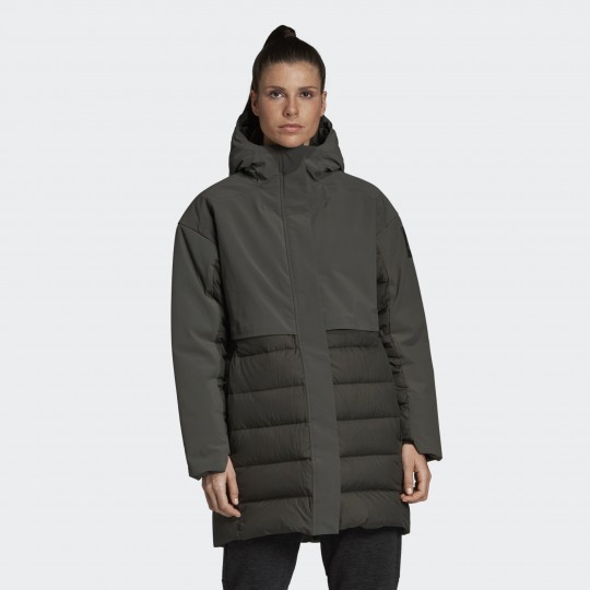 Женский пуховик-парка  adidas MYSHELTER CLIMAHEAT W (АРТИКУЛ:DZ1474)