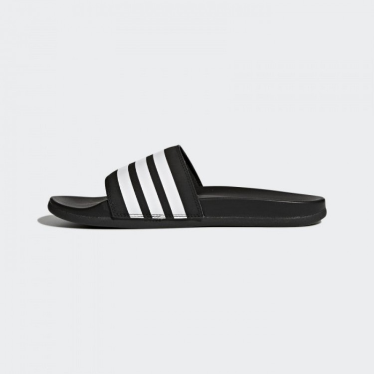 adidas adilette cloudfoam plus stripes slides