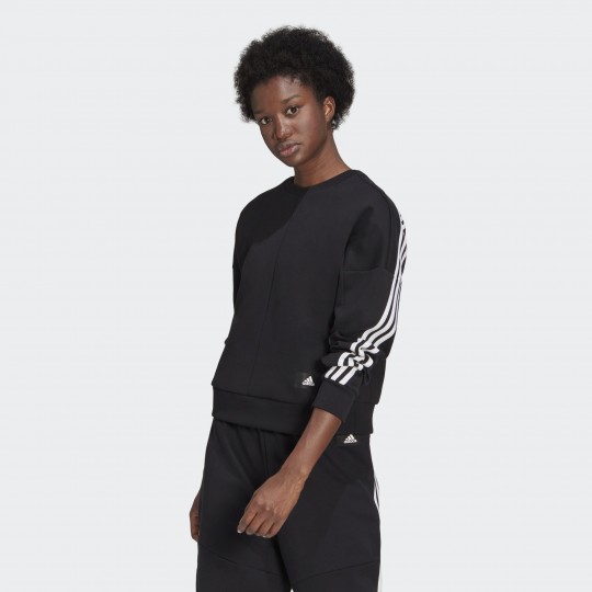 Женский свитшот adidas SPORTSWEAR WRAPPED 3-STRIPES (АРТИКУЛ: GL0343)