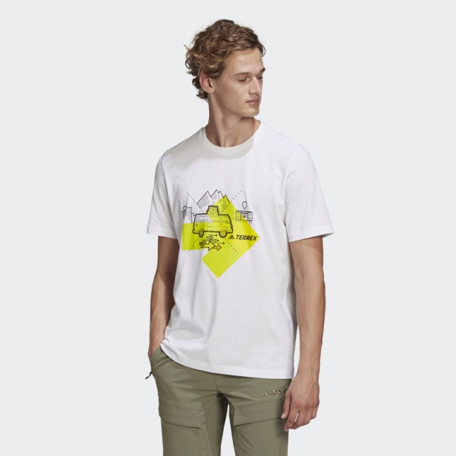 Мужская футболка adidas TRAVEL GRAPHIC (АРТИКУЛ: GR9985)