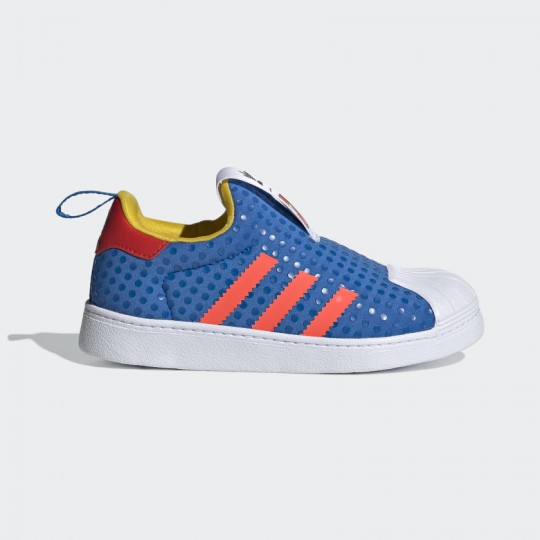 Детские кроссовки adidas SUPERSTAR 360 X LEGO® (АРТИКУЛ: H02730)