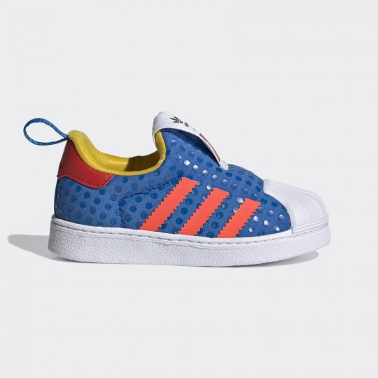 Детские кроссовки adidas SUPERSTAR 360 X LEGO® (АРТИКУЛ: H02731)