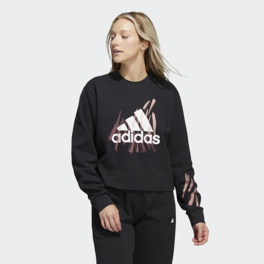 Женский укороченный джемпер adidas WATER TIGER GRAPHIC (АРТИКУЛ: H57416)