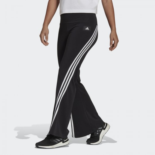 Женские брюки adidas  SPORTSWEAR FUTURE ICONS 3-STRIPES FLARE (АРТИКУЛ: H67043)