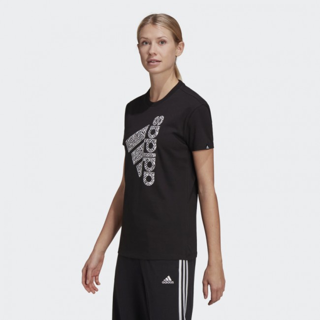 Жіноча футболка adidas ZEBRA LOGO GRAPHIC (АРТИКУЛ: HA1316)