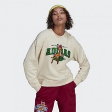 adidas x Disney Women's Graphic Sweatshirt Bambi Beige HD2754