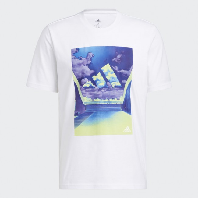 Чоловіча футболкаadidas SUMMER HEAT SKY GRAPHIC (АРТИКУЛ: HE2308)