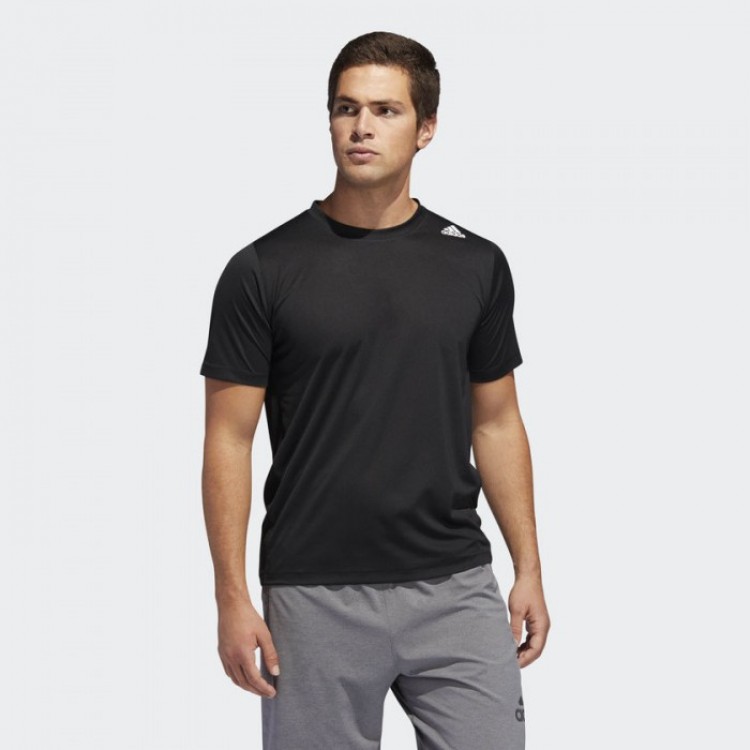 adidas men's freelift sport 3 stripe t shirt