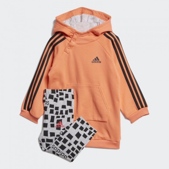 Спортивный костюм adidas HOODED DRESS K (АРТИКУЛ: ED1154 )