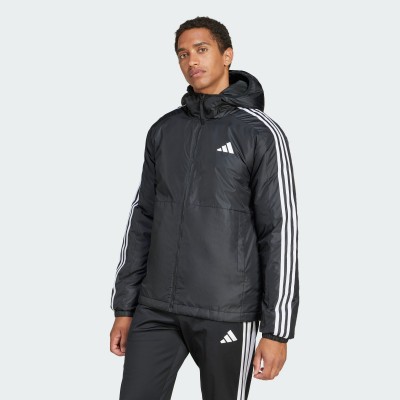 JD1032 adidas ESSENTIALS 3-STRIPES INSULATION HOODED