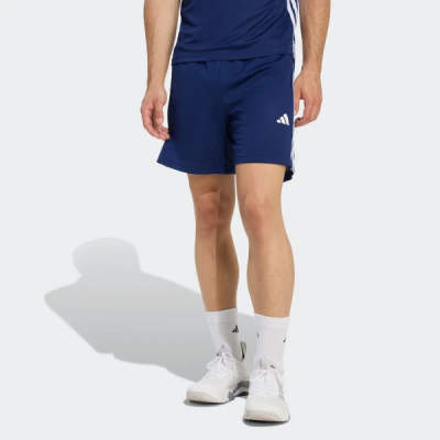 KD0694 adidas WORKOUT ESSENTIALS BASE 3-STRIPES PIQUE 7INCH
