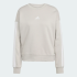 Женский свитшот adidas ESSENTIALS 3-STRIPES FLEECE (АРТИКУЛ:JX7689)