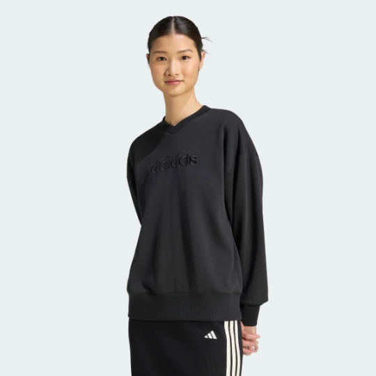 Світшот adidas SEASONAL ESSENTIALS SATIN V-NECK (АРТИКУЛ:KS2800)