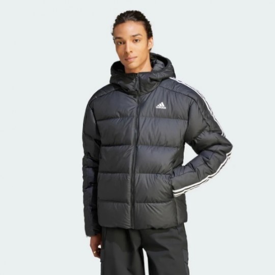 Мужская куртка adidas ESSENTIALS MIDWEIGHT DOWN HOODED  (АРТИКУЛ:HZ4429)