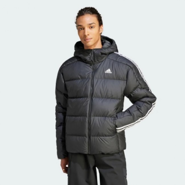 Чоловіча куртка adidas ESSENTIALS MIDWEIGHT DOWN HOODED  (АРТИКУЛ:HZ4429)