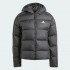 Женский пуховик adidas ESSENTIALS 3-STRIPES MID DOWN HOODED (АРТИКУЛ:HZ8483)