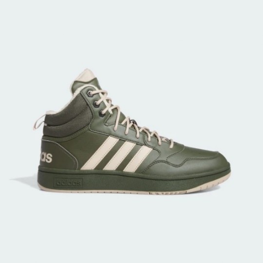 Высокие кроссовки adidas HOOPS 3.0 MID LIFESTYLE BASKETBALL CLASSIC FUR LINING  (АРТИКУЛ:IH0163)