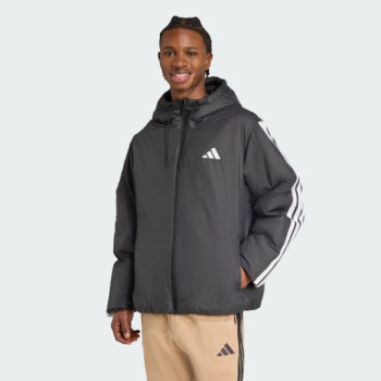 JM4042 adidas ESSENTIALS CLIMAWARM 3-STRIPES INSULATED HOODED