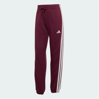 KR1029 adidas ESSENTIALS 3-STRIPES FRENCH TERRY CUFFED