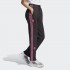 Женские спортивные штаны adidas 3-STRIPES HIGH RISE WITH CHENILLE FLOWER PATCHES (АРТИКУЛ:IC0018)