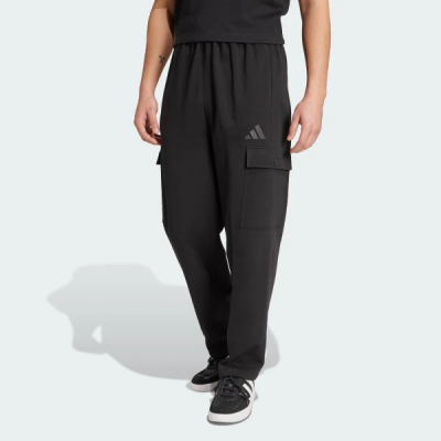 JN0580 adidas ALL SZN FRENCH TERRY LOOSE CARGO OPEN HEM