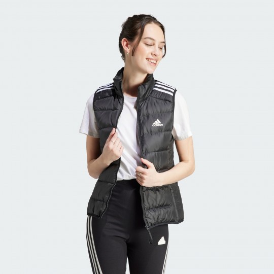 Женский жилет adidas ESSENTIALS 3-STRIPES LIGHT DOWN (АРТИКУЛ:HZ8484)