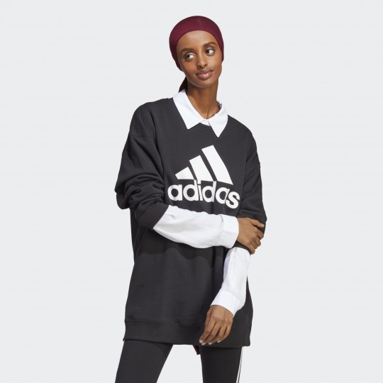 Жіночий світшот adidas ESSENTIALS BIG LOGO OVERSIZED FRENCH TERRY  (АРТИКУЛ:IC8798)