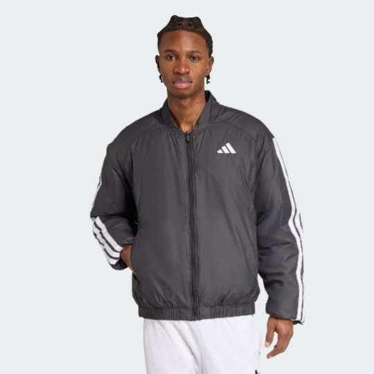 Бомбер adidas ESSENTIALS 3-STRIPES  (АРТИКУЛ:JV5172)