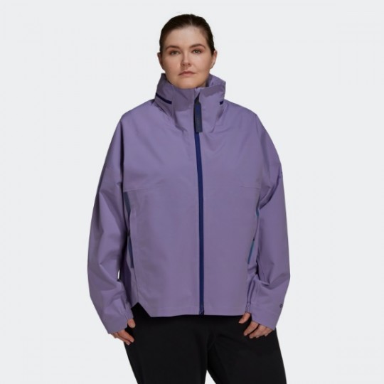 Женская парка - пуховик adidas TERREX CT MYSHELTER RAIN.RDY (PLUS SIZE) (АРТИКУЛ:HF3360)