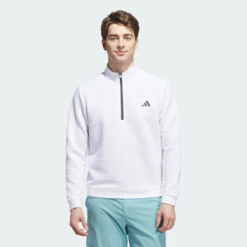 IL0559 adidas ULTIMATE365 DWR TEXTURED QUARTER ZIP