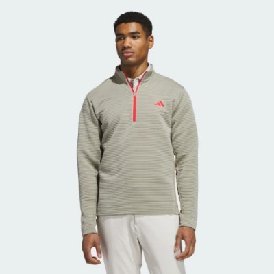 JJ1749 adidas ULTIMATE365 DWR TEXTURED QUARTER ZIP
