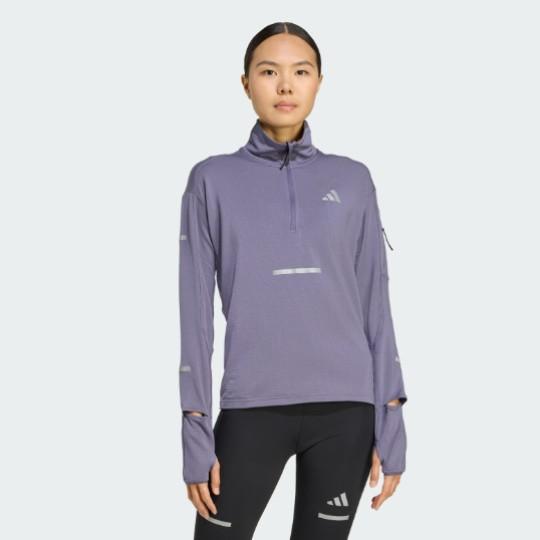 Спортивная кофта adidas ADI365 RUNNING CLIMAWARM+ HALF-ZIP  (АРТИКУЛ:JM5727)