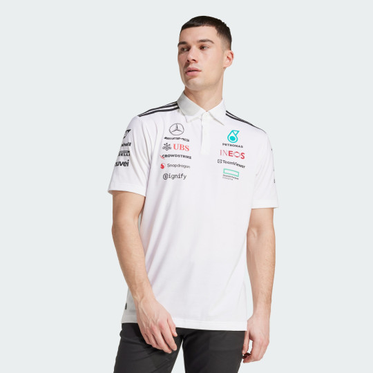Поло adidas MERCEDES - AMG PETRONAS FORMULA ONE TEAM BLACK  (АРТИКУЛ:JW0586)