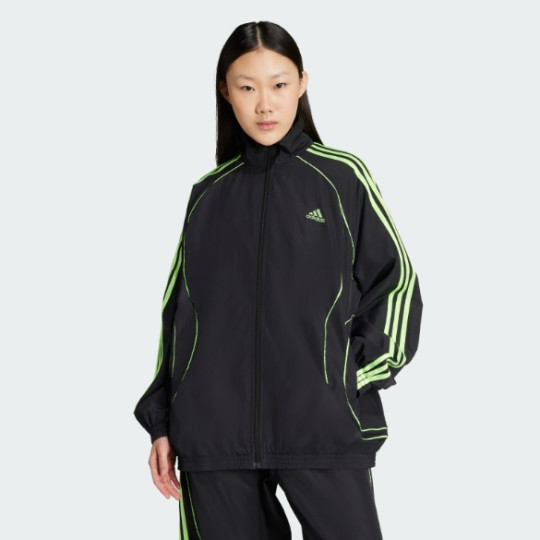 Женская олимпийка adidas TEAMGEIST ADICOLOR OVERSIZED WOVEN (АРТИКУЛ:JY2585) Женская олимпийка adidas TEAMGEIST ADICOLOR OVERSIZED WOVEN (АРТИКУЛ:JY2585)