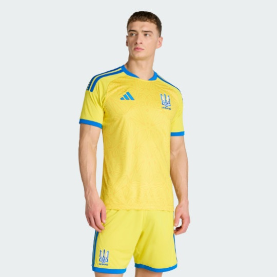 Домашняя джерси adidas UKRAINE 26 REPLICA (АРТИКУЛ:JZ4622)