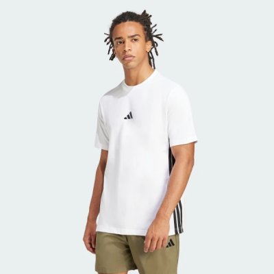 JE6388 adidas ESSENTIALS 3-STRIPES SINGLE JERSEY