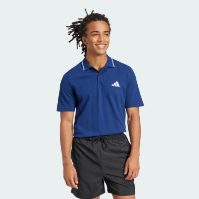 JE9021 adidas ESSENTIALS SMALL LOGO PIQUÉ