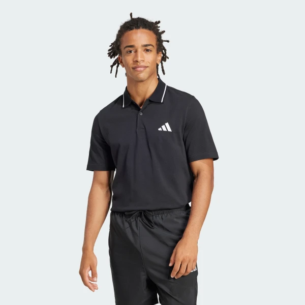 JE9023 Мужская футболка adidas ESSENTIALS SMALL LOGO PIQUÉ