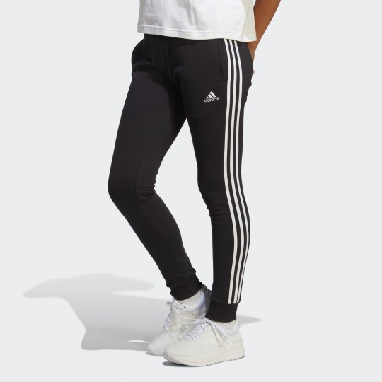 Женские брюки adidas ESSENTIALS 3-STRIPES FRENCH TERRY CUFFED (АРТИКУЛ:IC8770)