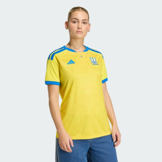 Домашня джерсі adidas UKRAINE 26 (ЖІНОЧА КОМАНДА) (АРТИКУЛ:JZ4623)