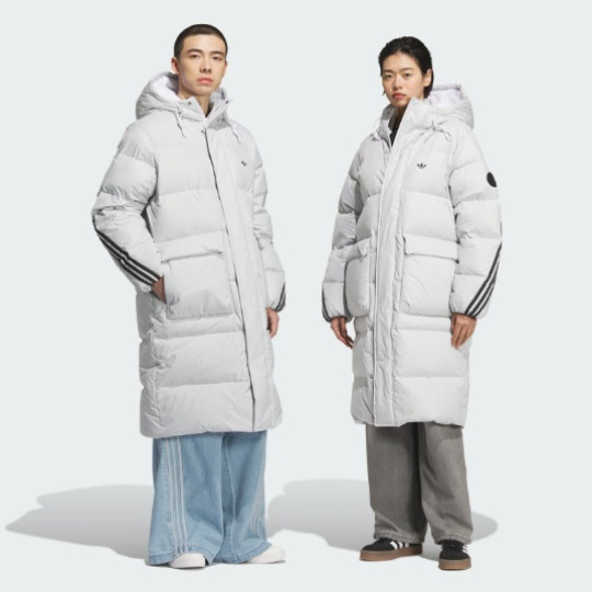 Куртка adidas 3-STRIPES LONG DOWN (АРТИКУЛ:KC2566)