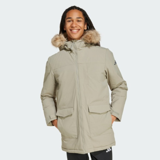 Мужская парка adidas PAVERIC CLIMAWARM FUR  (АРТИКУЛ:JX7747)