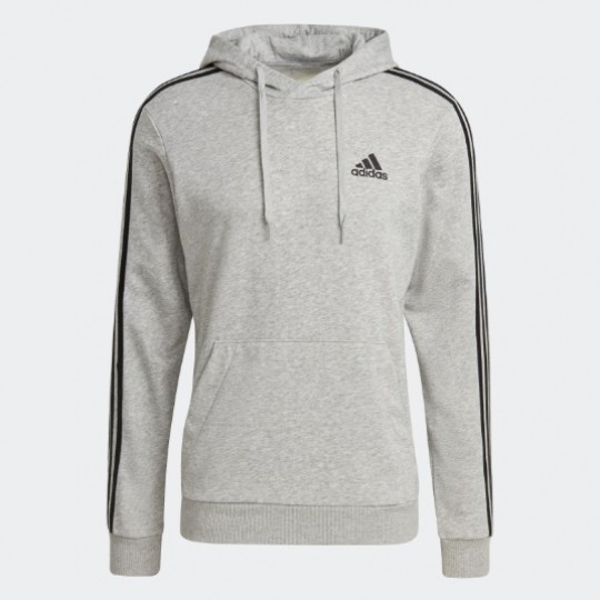 Мужская худи adidas ESSENTIALS 3-STRIPES  (АРТИКУЛ:GK9080)