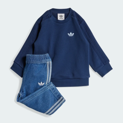 JD5826 adidas DENIM CREW KIDS