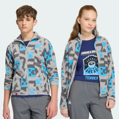 KD8747 adidas MINECRAFT TERREX CLIMAWARM FULL-ZIP FLEECE