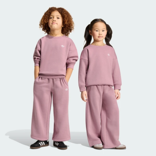 Комплект: свитшот и брюки adidas  LOOSE CREW TOP & WIDE LEG PANTS (АРТИКУЛ:KT2242 )