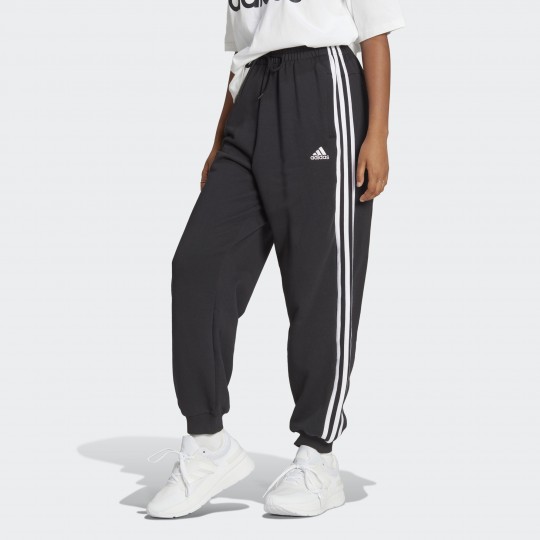 Жіночі штани adidas ESSENTIALS 3-STRIPES FRENCH TERRY LOOSE-FIT  (АРТИКУЛ:HA4375)