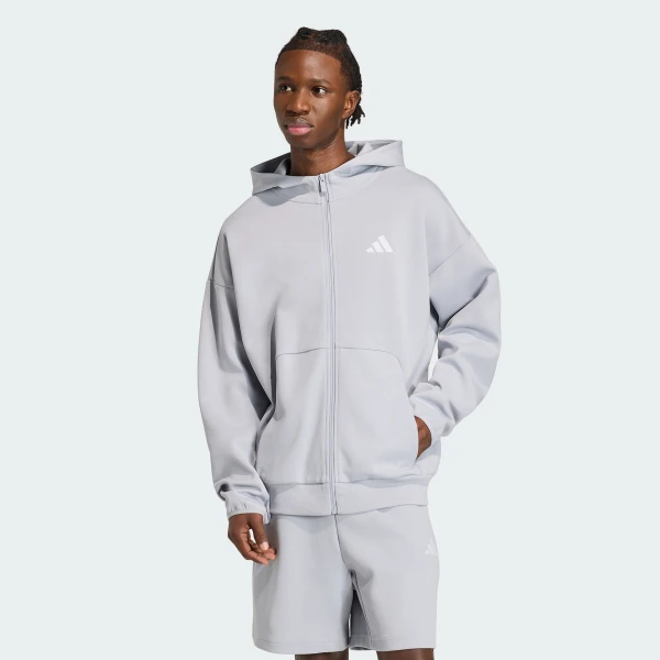 KD7662 Мужская толстовка adidas FUTURE ICONS SMALL LOGO FULL-ZIP
