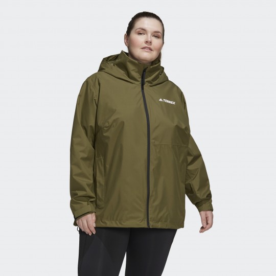 Женская ветровка adidas TERREX MULTI RAIN.RDY (PLUS SIZE)  (АРТИКУЛ:HF8712)