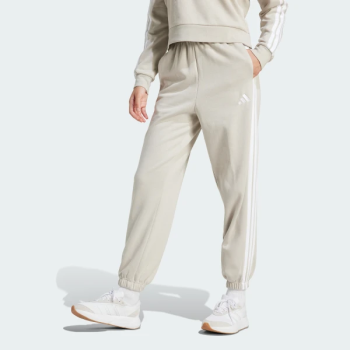 JX7697 adidas ESSENTIALS 3-STRIPES FLEECE LOOSE-FIT